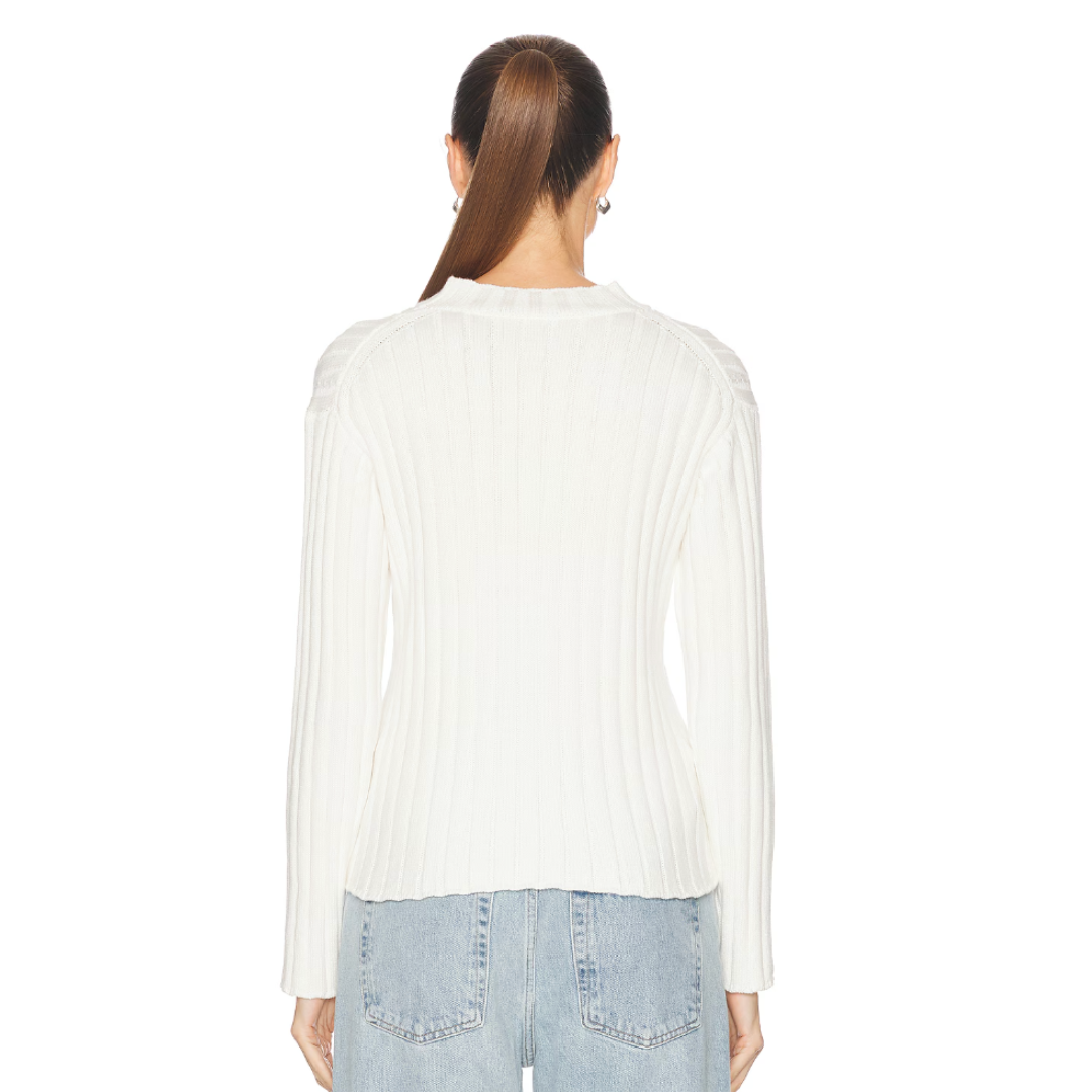 Chunky Cotton Fisherman Sweater