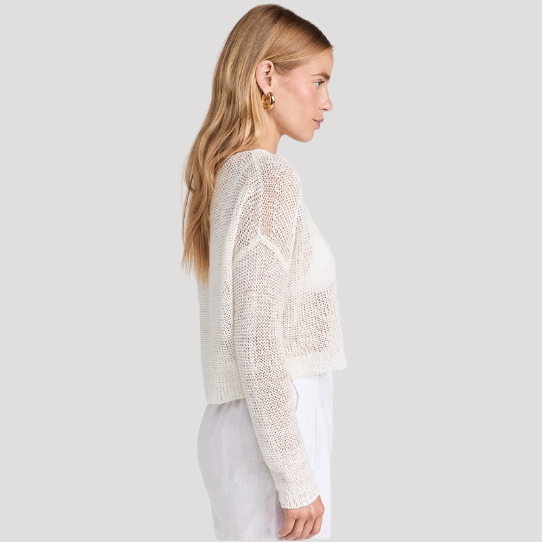 Linen Bateau Sweater