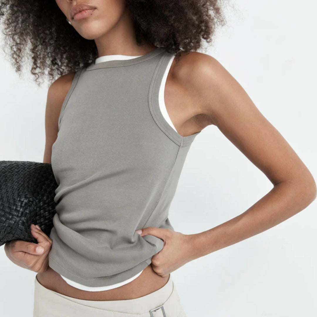 Organic Cotton Bateau Tank