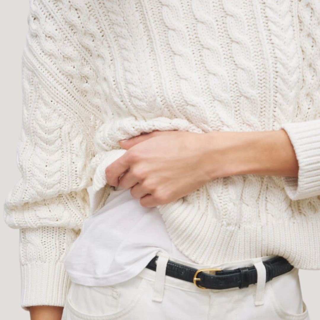 Rory Cotton Cable Sweater