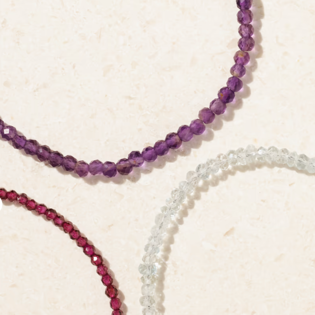 February Amethyst Birthstone Bracelet