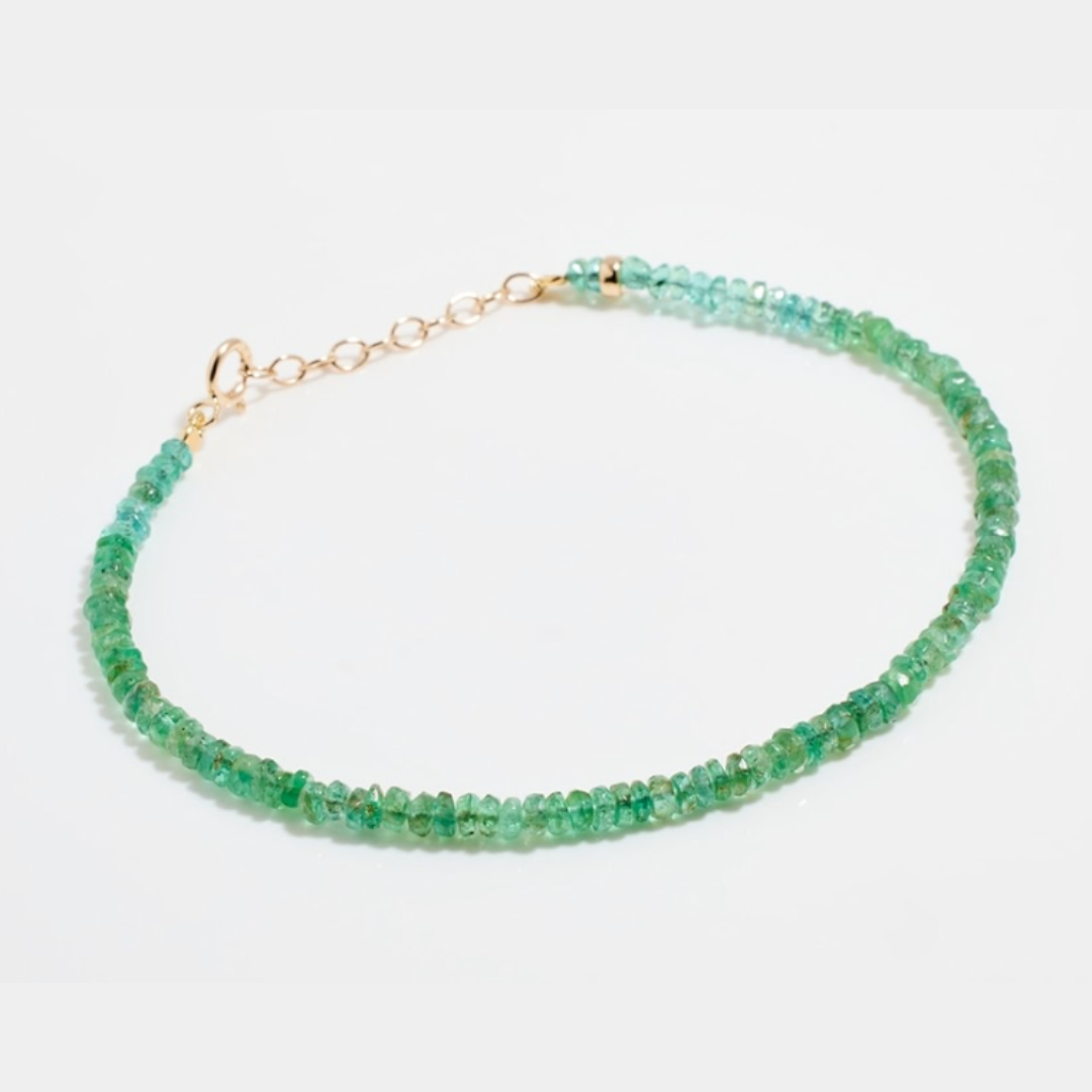 Emerald May Birthstone Bracelet