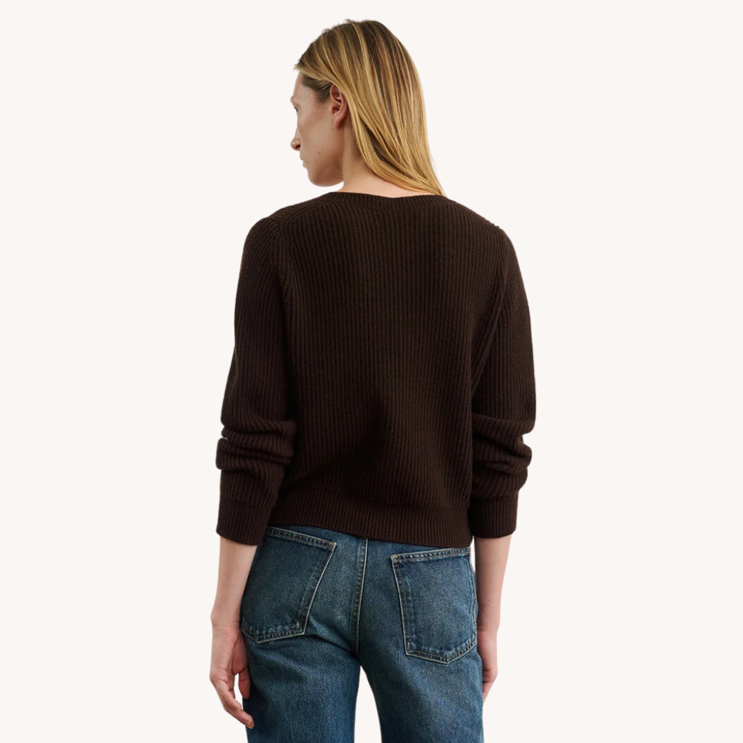 Korina Cashmere V Sweater