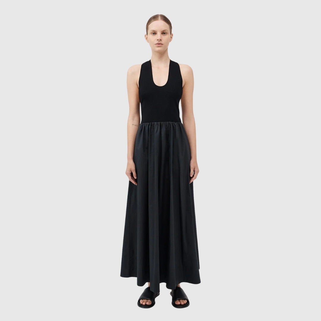 Plunge Neck Dress