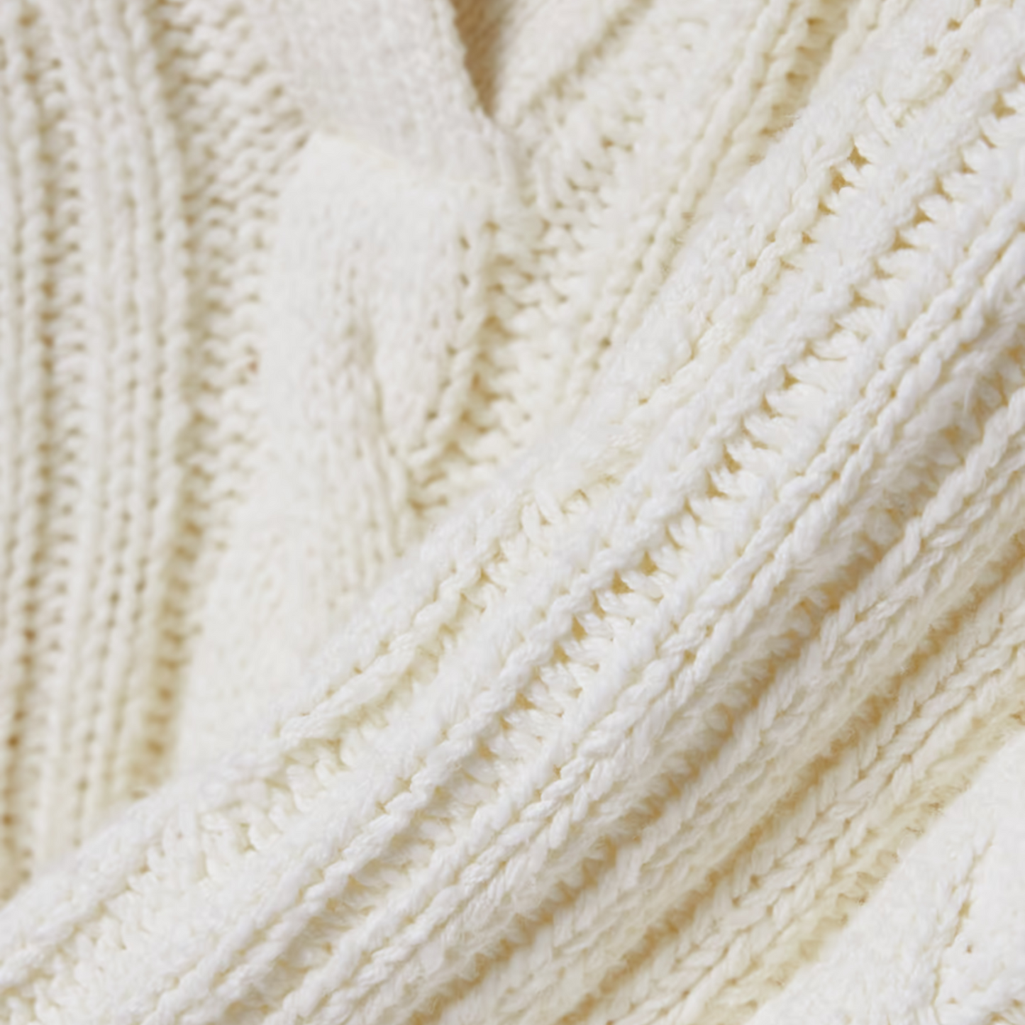 Split Cable Sweater