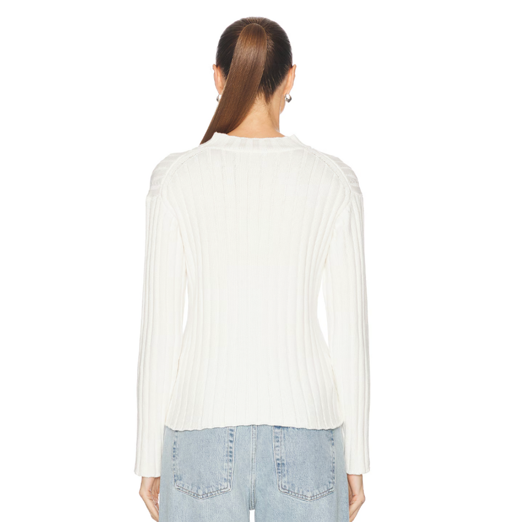 Chunky Cotton Fisherman Sweater