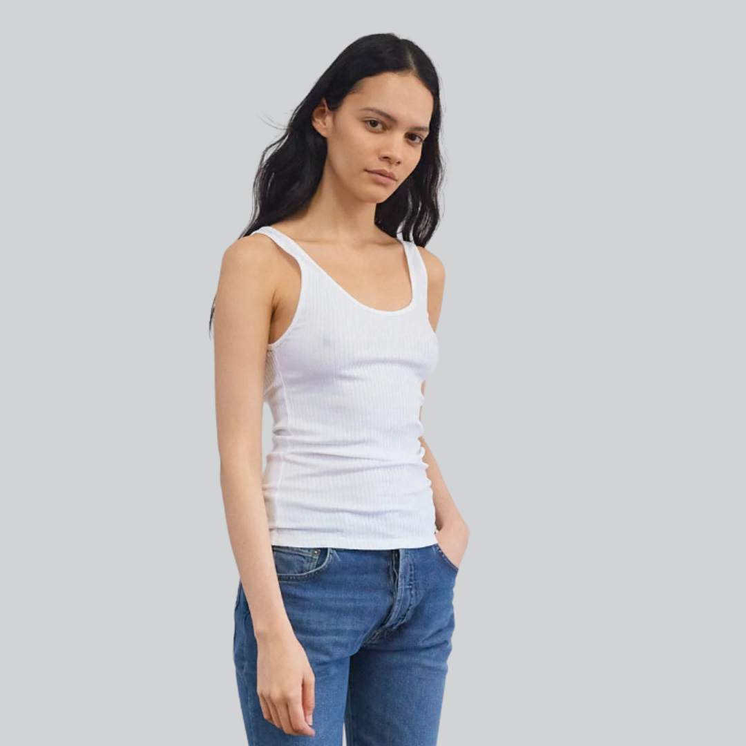 Luiza Tank, White