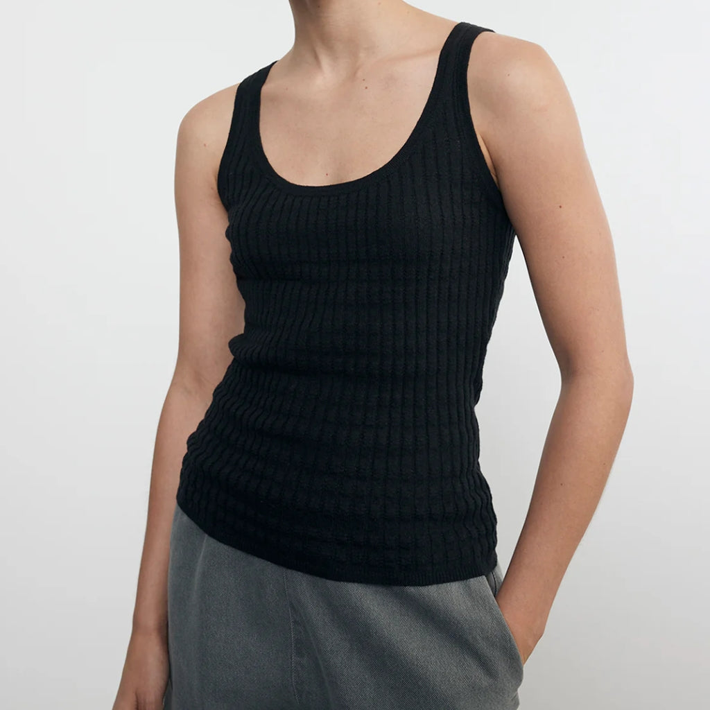 Linen Cotton Sweater Tank