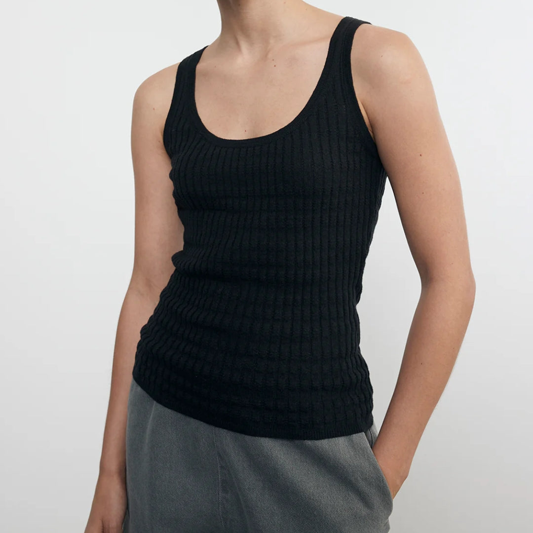 Linen Cotton Sweater Tank