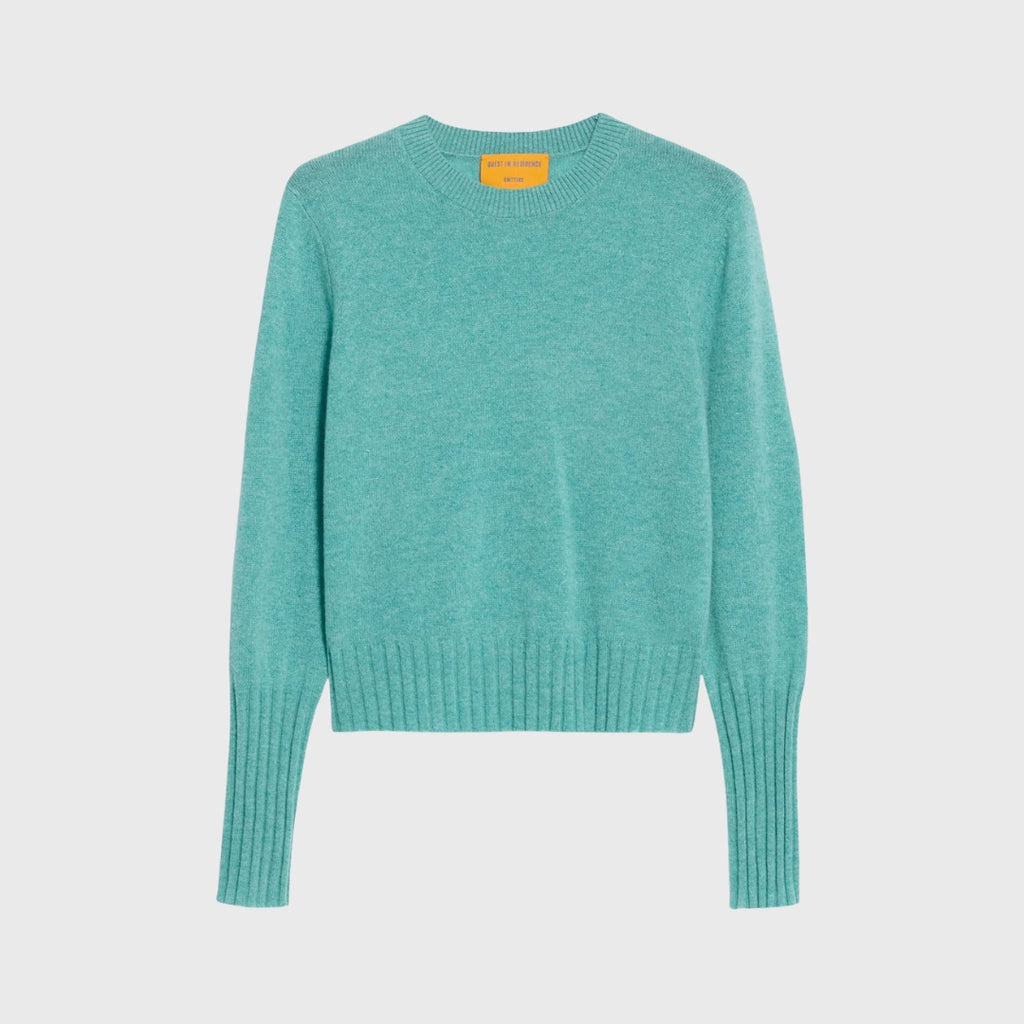 Shrunken Cashmere Crew