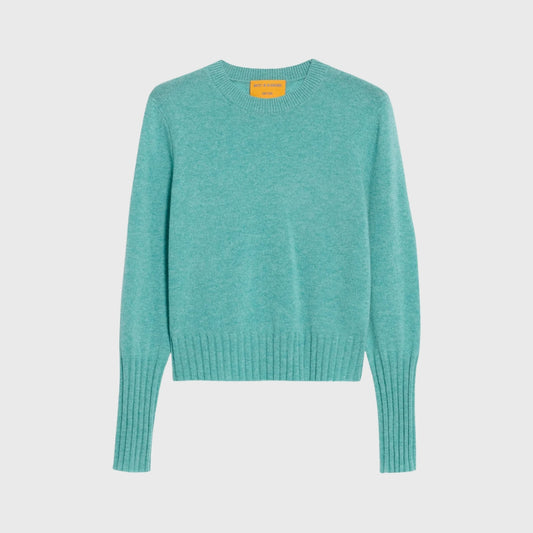 Shrunken Cashmere Crew