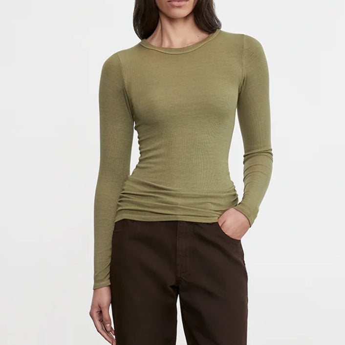 Silk Rib L/S Crew