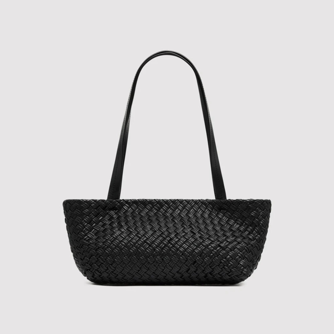 Petit Woven Trapeze Bag