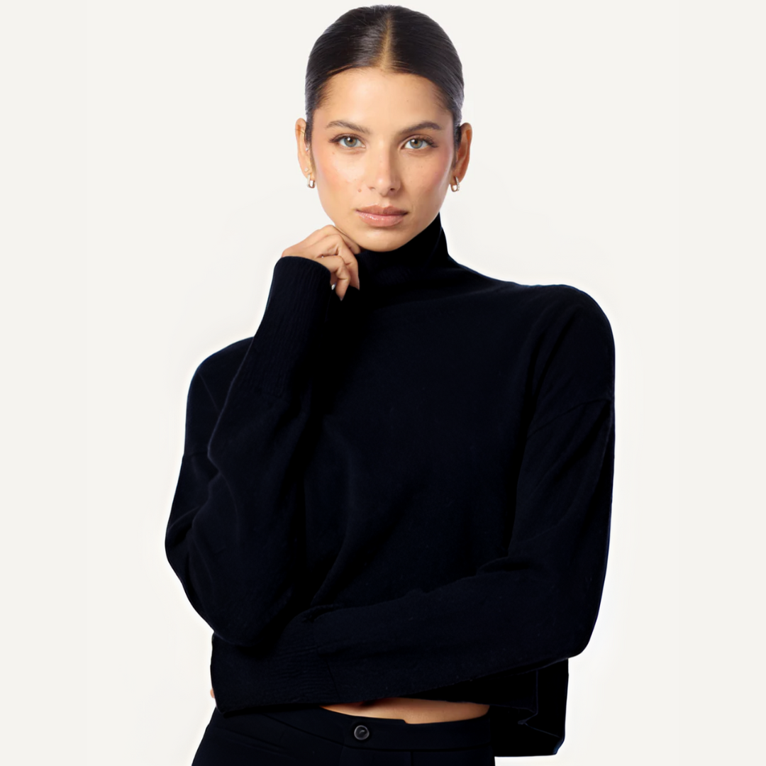 Sable Cashmere Turtleneck