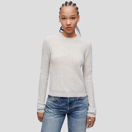 Waffle Slim Pullover