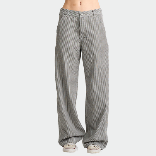 Teri Railroad Stripe Carpenter Pant