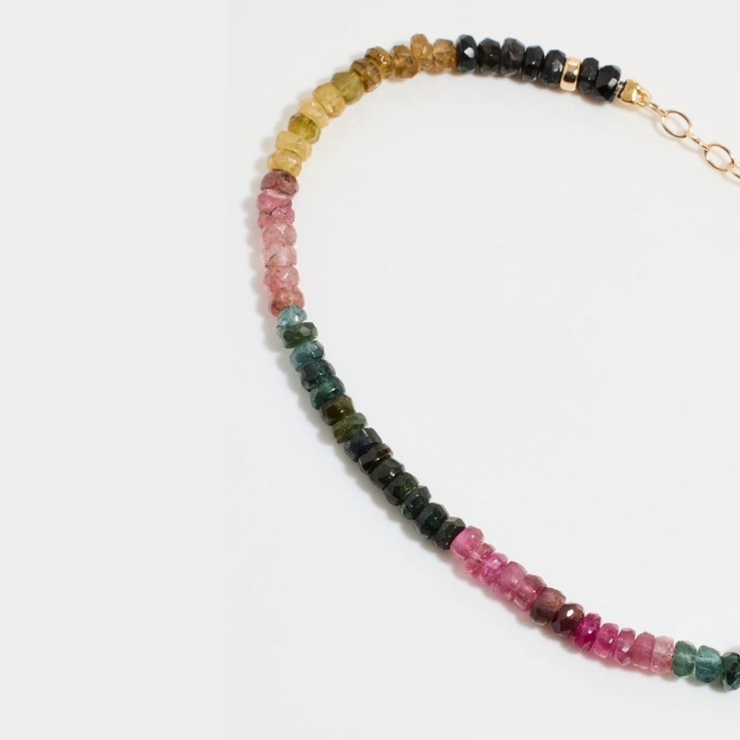 October Tourmaline Birthstone Bracelet