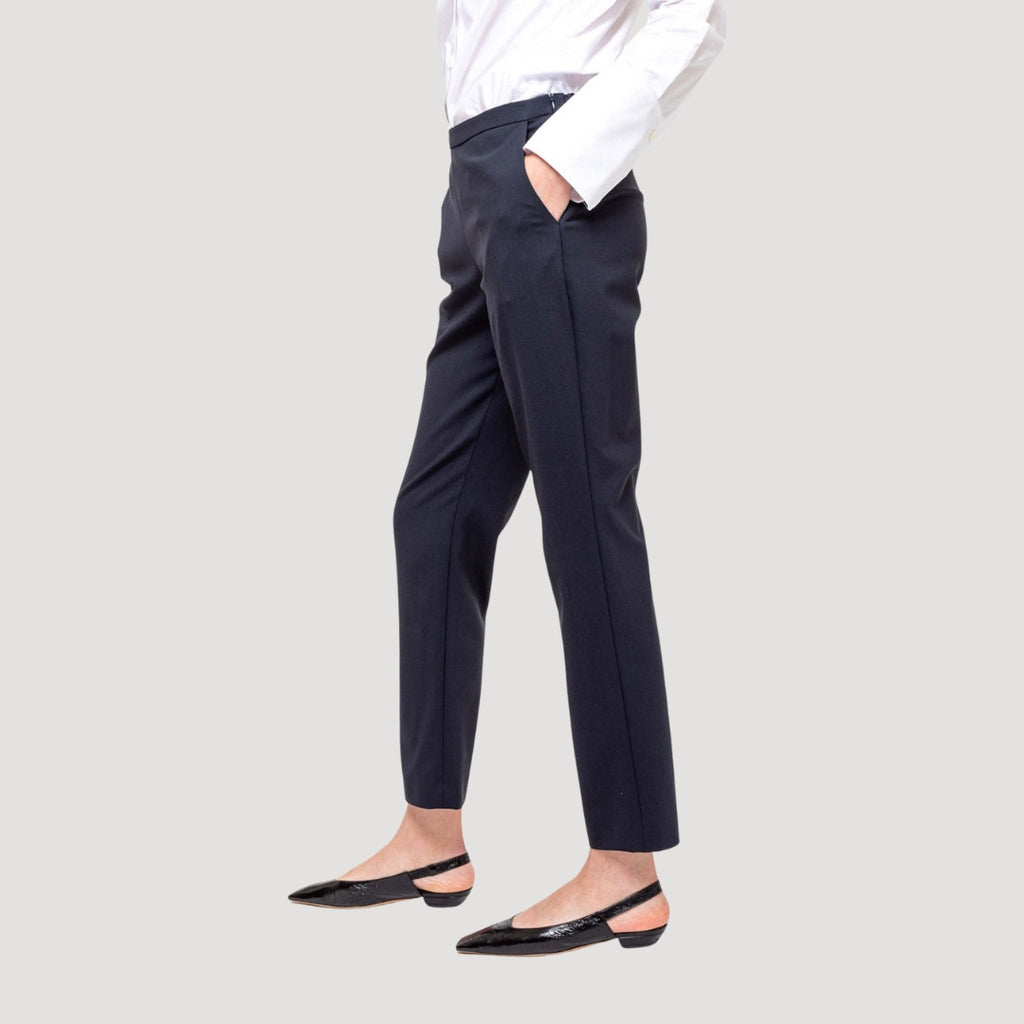 Slim Pull on Pant - Navy