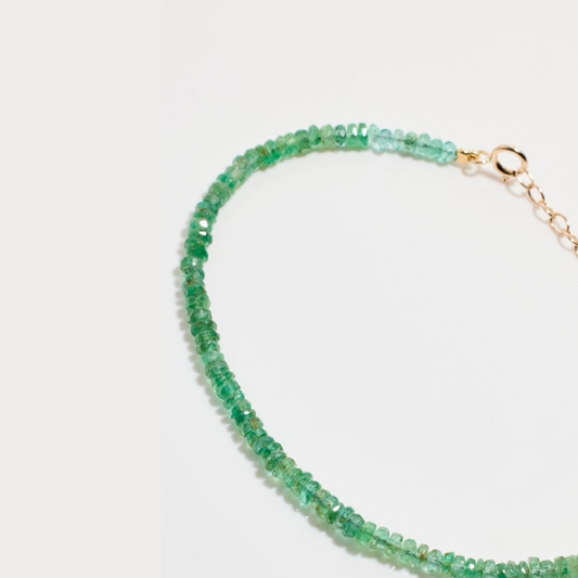 Emerald May Birthstone Bracelet