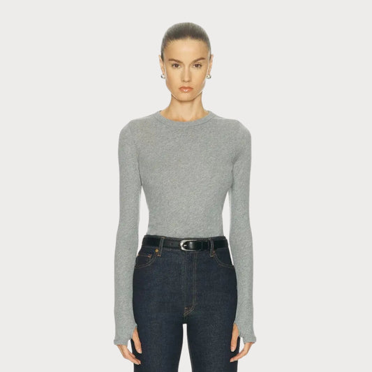 Cashmere Long Sleeve Crewneck