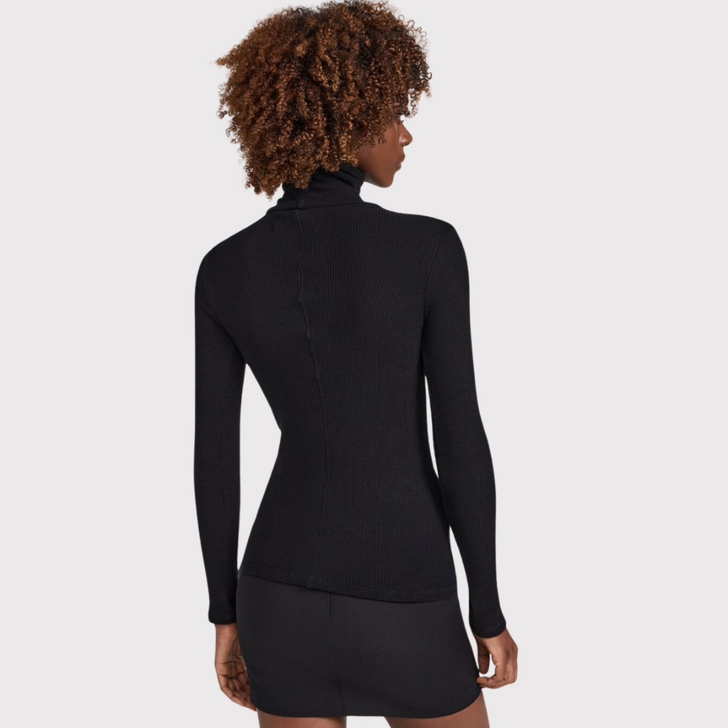 Silk Sweater Layering Turtleneck