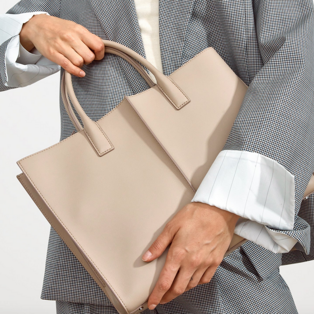 Industry Tote, Light Taupe