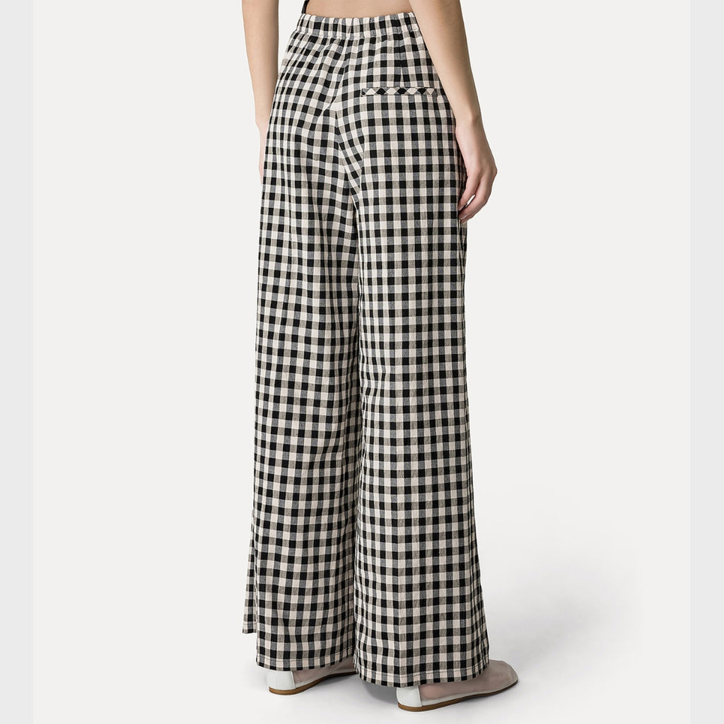 Gingham Palazzo Pant