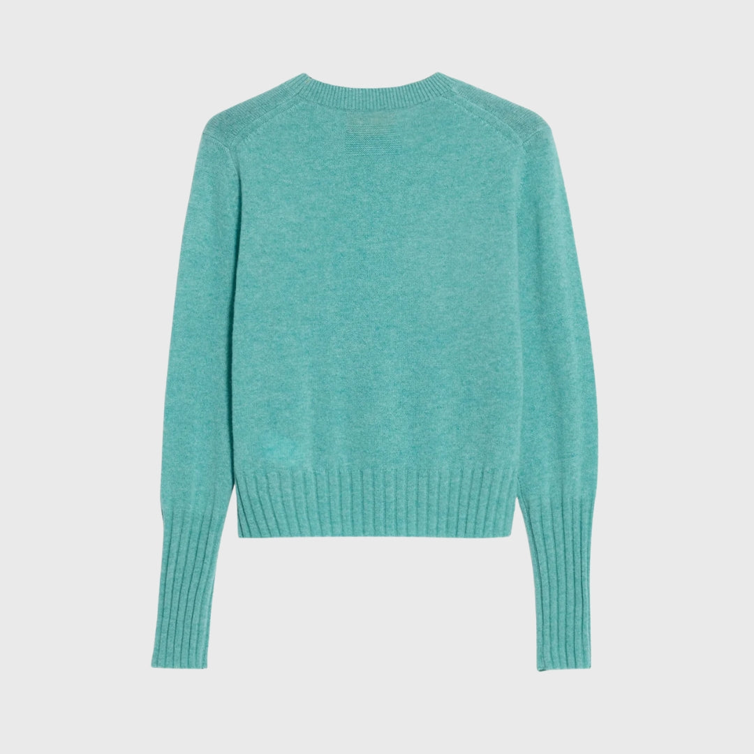 Shrunken Cashmere Crew