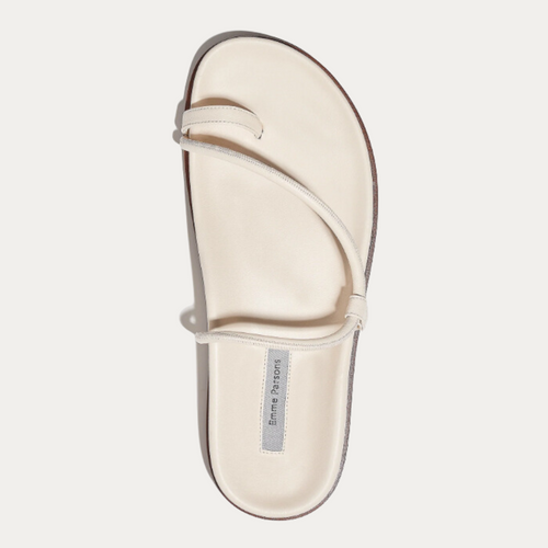 Bari Sandal Ivory Leather