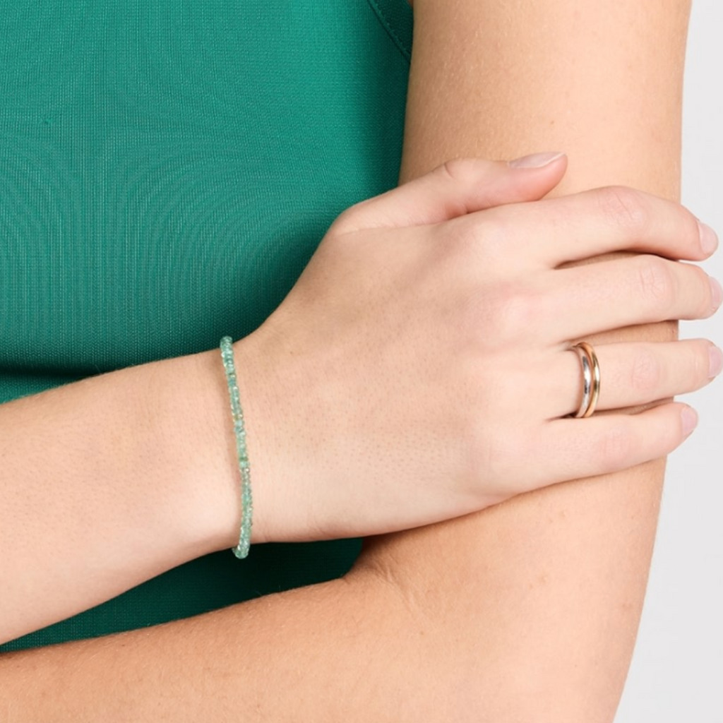 Emerald May Birthstone Bracelet