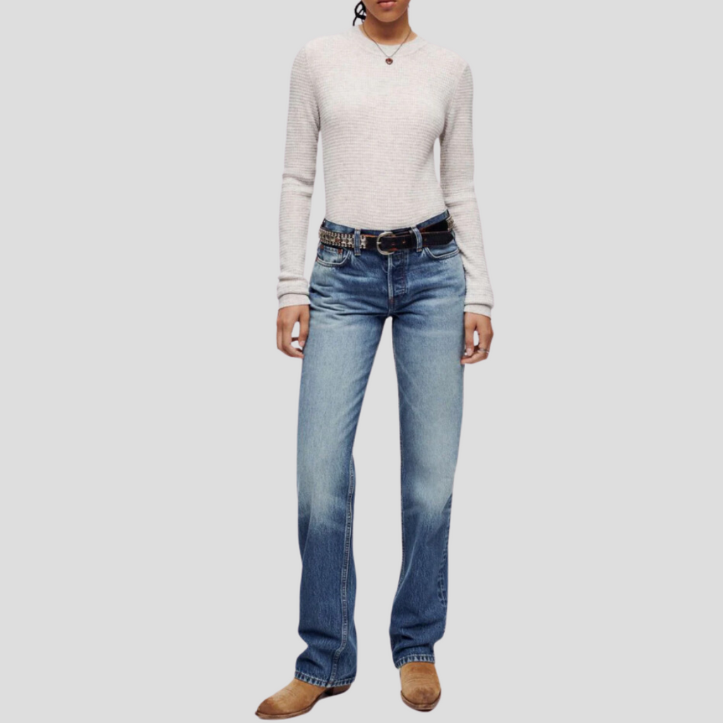 Waffle Slim Pullover