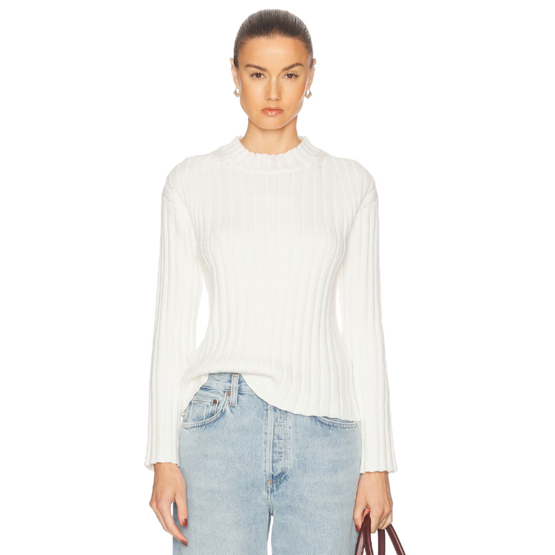 Chunky Cotton Fisherman Sweater