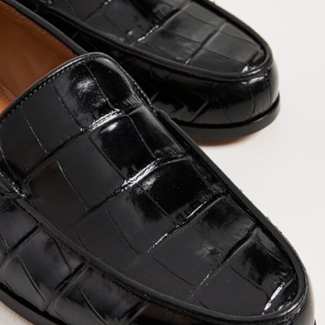 Danielle Loafer Black Croc