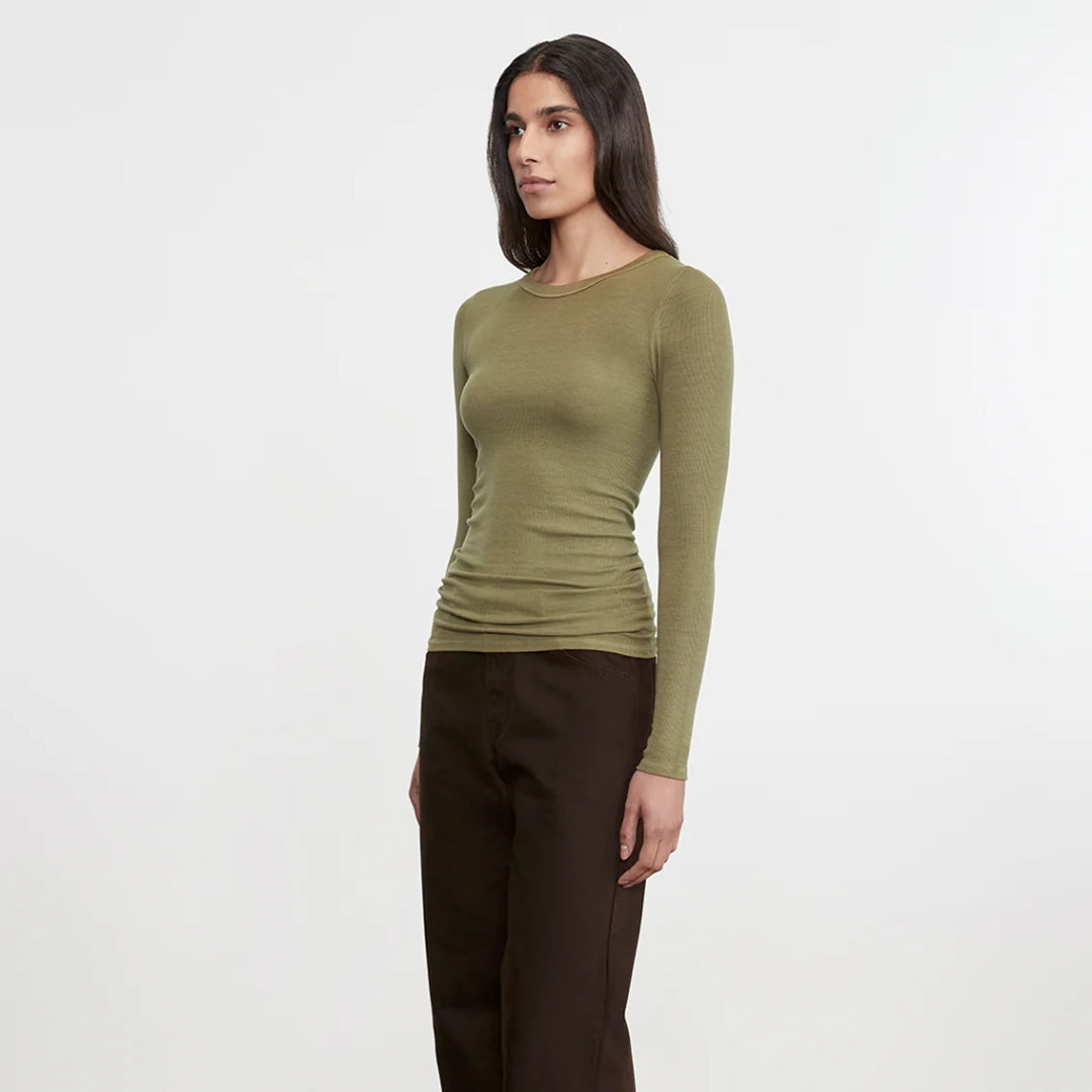 Silk Rib L/S Crew