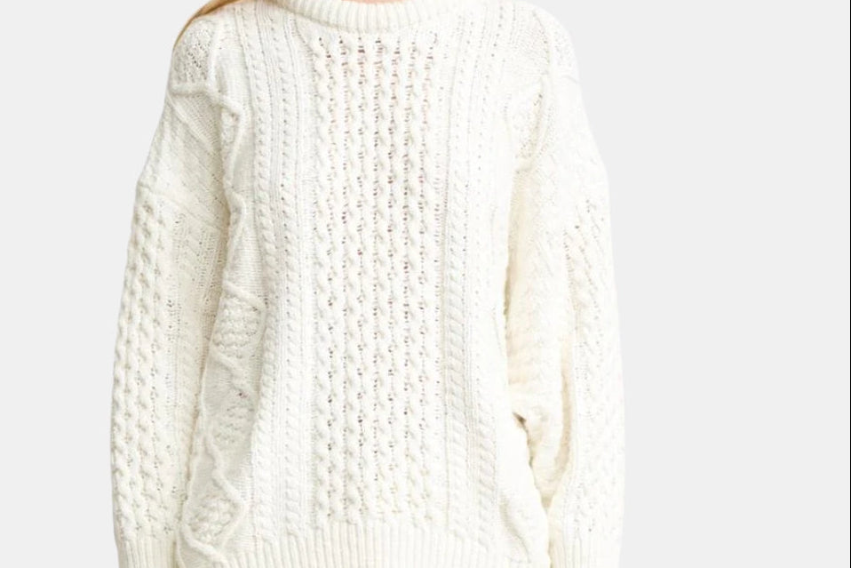 Oversized Aran Sweater