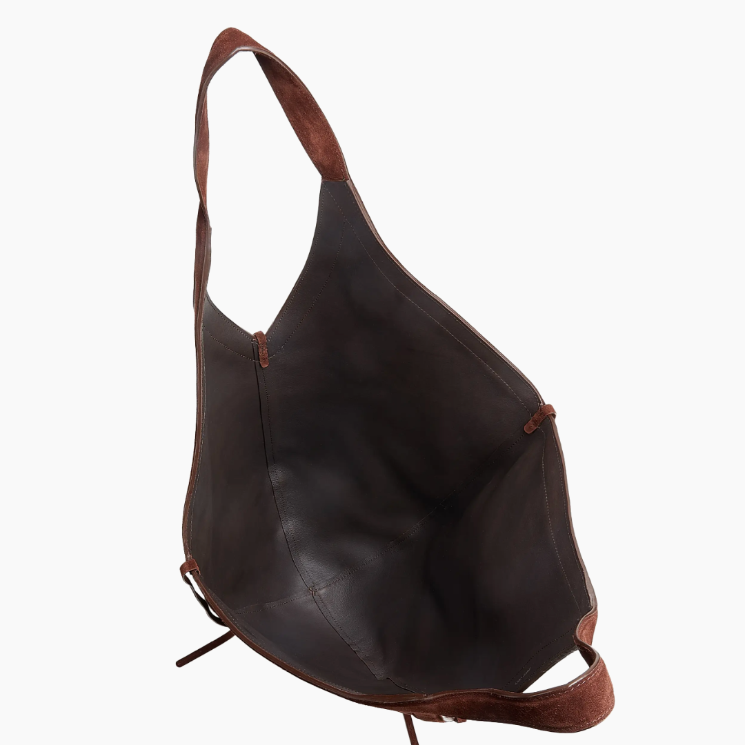 Soft 'M' Suede Hobo