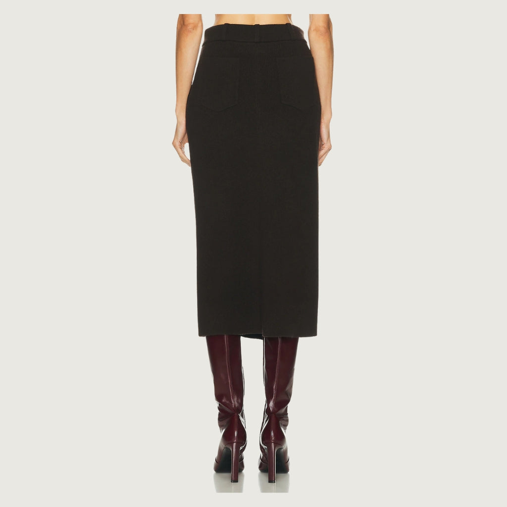 Tailored Cashmere Skirt
