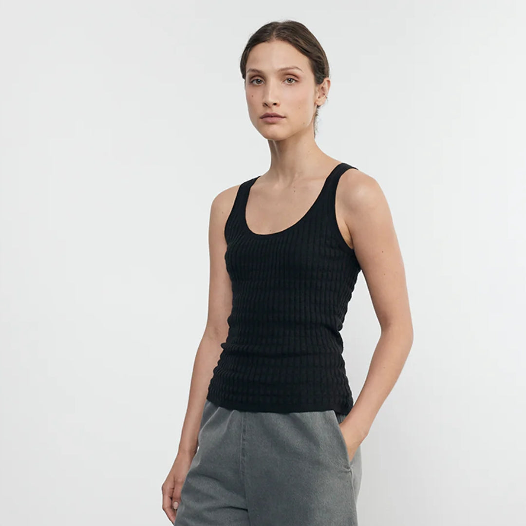 Linen Cotton Sweater Tank