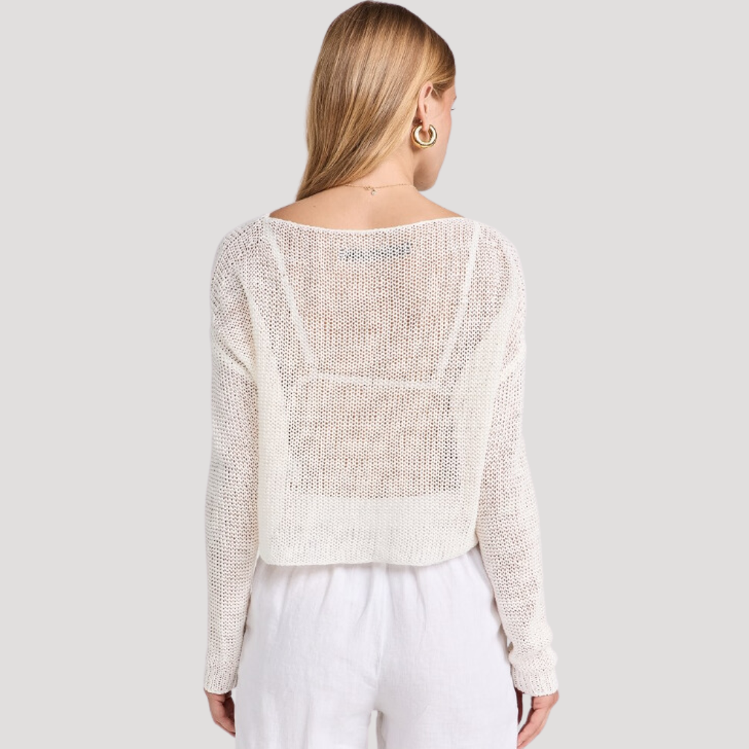 Linen Bateau Sweater