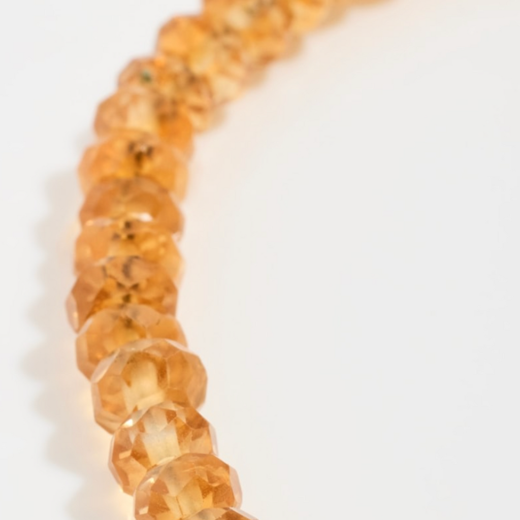 November Citrine Birthstone Bracelet