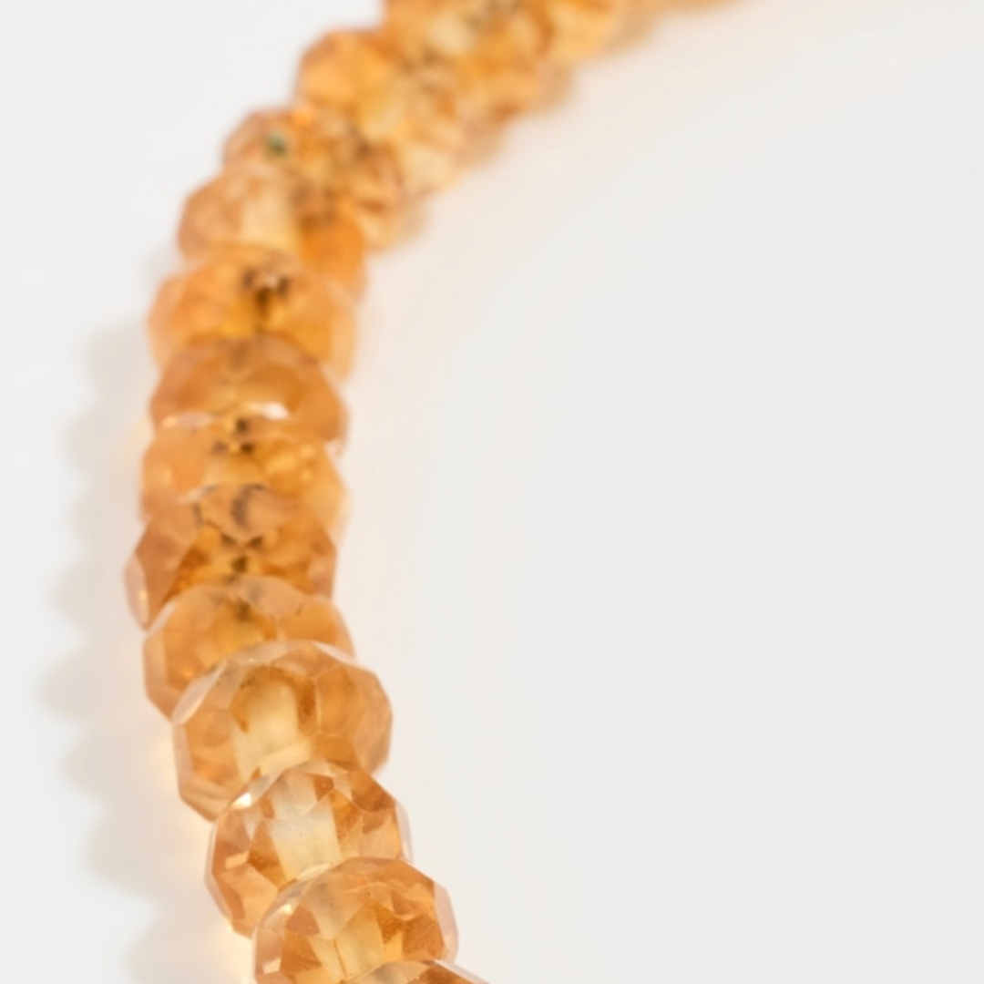 November Citrine Birthstone Bracelet