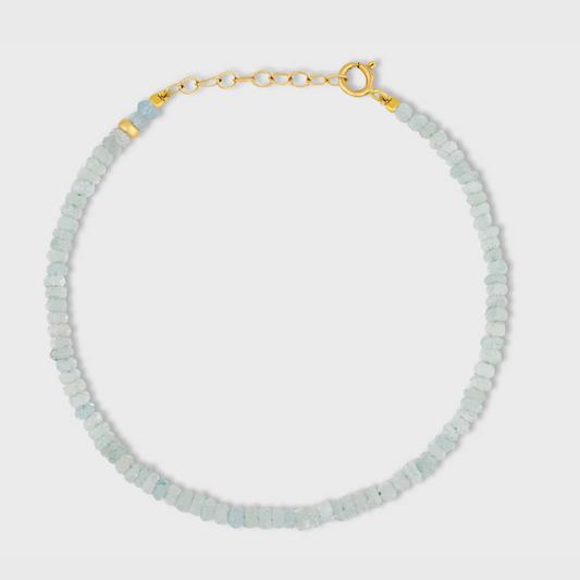 Aquamarine March Birthstone Bracelet