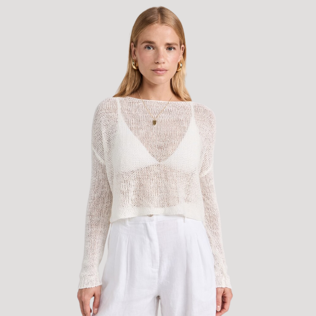 Linen Bateau Sweater