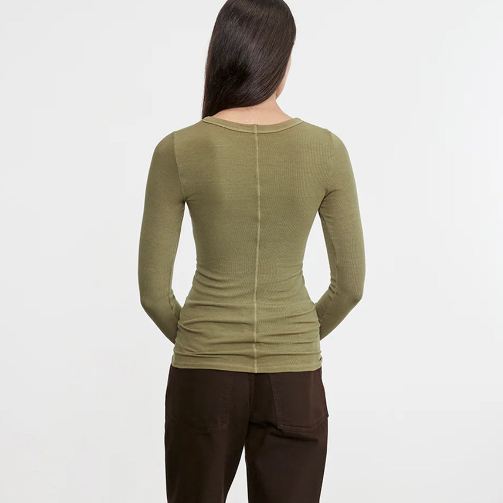 Silk Rib L/S Crew