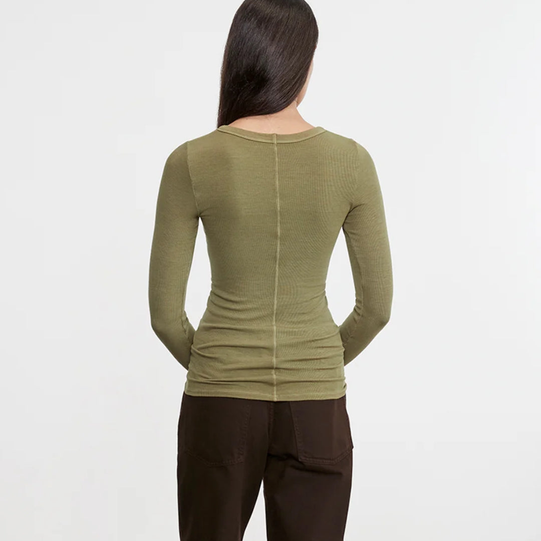 Silk Rib L/S Crew