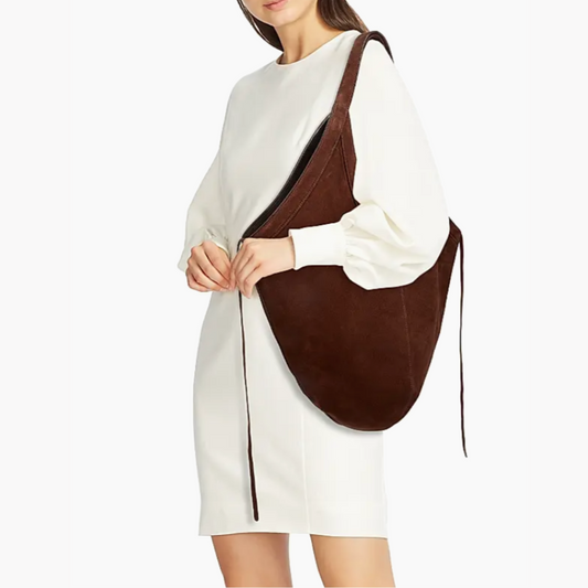Soft 'M' Suede Hobo