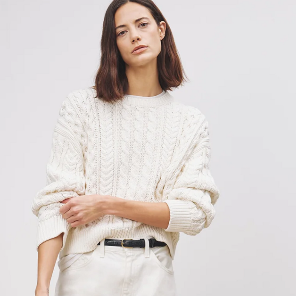 Rory Cotton Cable Sweater