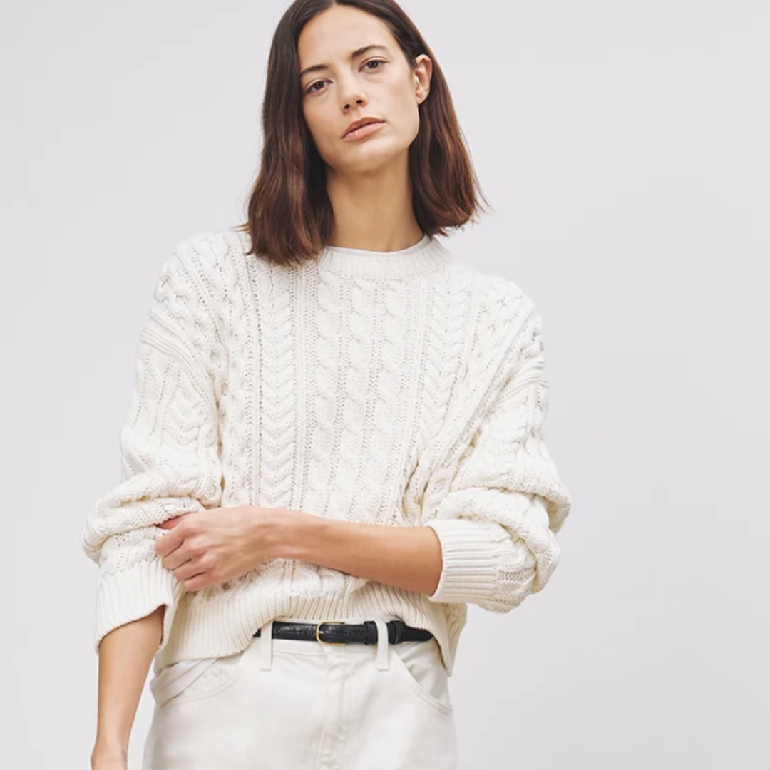 Rory Cotton Cable Sweater