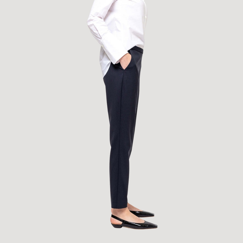 Slim Pull on Pant - Navy