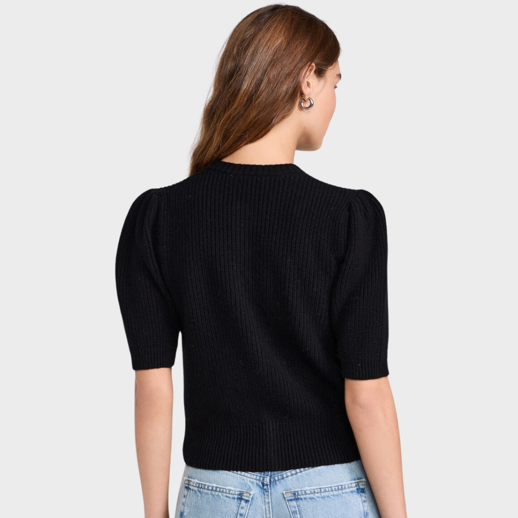 Shrunken Short Sleeve Cardigan